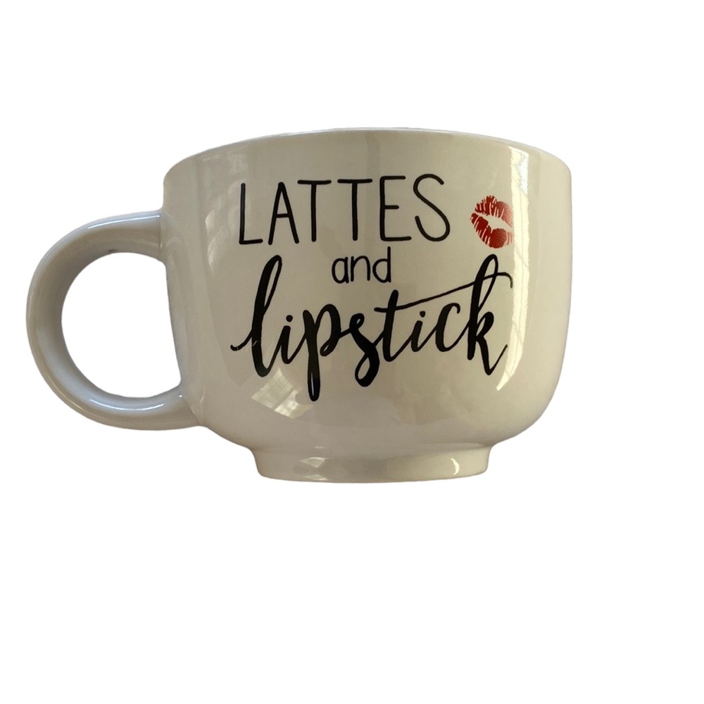 Lattes and Lipstick Coffee Mug - Picture 1 of 5